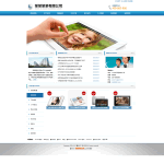 A0030蓝色风格大气企风站源码