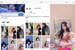 A0249微信抖音快手三合一壁纸小程序源码_后端管理设置功能丰富