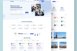 A0739JobBox – PHP多语言求职招聘系统-后台自带翻译工具，找工作求职网站源码