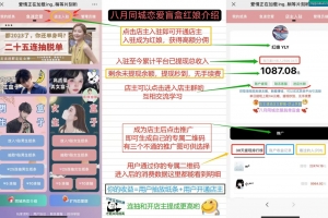 A0881–全新交友盲盒+付费进群二合一源码 包含全套源码+教程