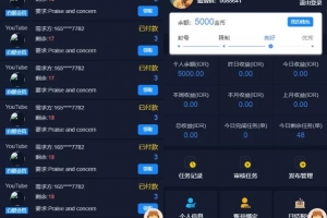 A0889–任务点赞源码/国际多语言版/抖音+快手+脸书+LINE+TIKTOK悬赏平台