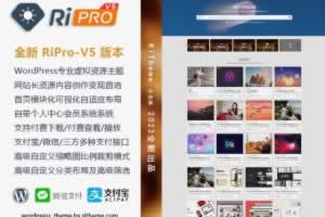 Q063-ripro-v5-8.3开心版主题源码