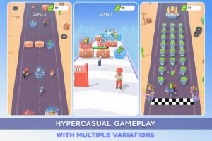 Y978–UnityEpicRunner1.0.3 跑酷射击闯关H5小游戏完整 U3D 可编辑模板源码解压手游工程