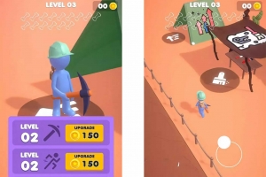 Y999–Unity 考古专家休闲挖矿探险游戏源码 3D 卡通地下挖掘闯关完整 U3D 项目